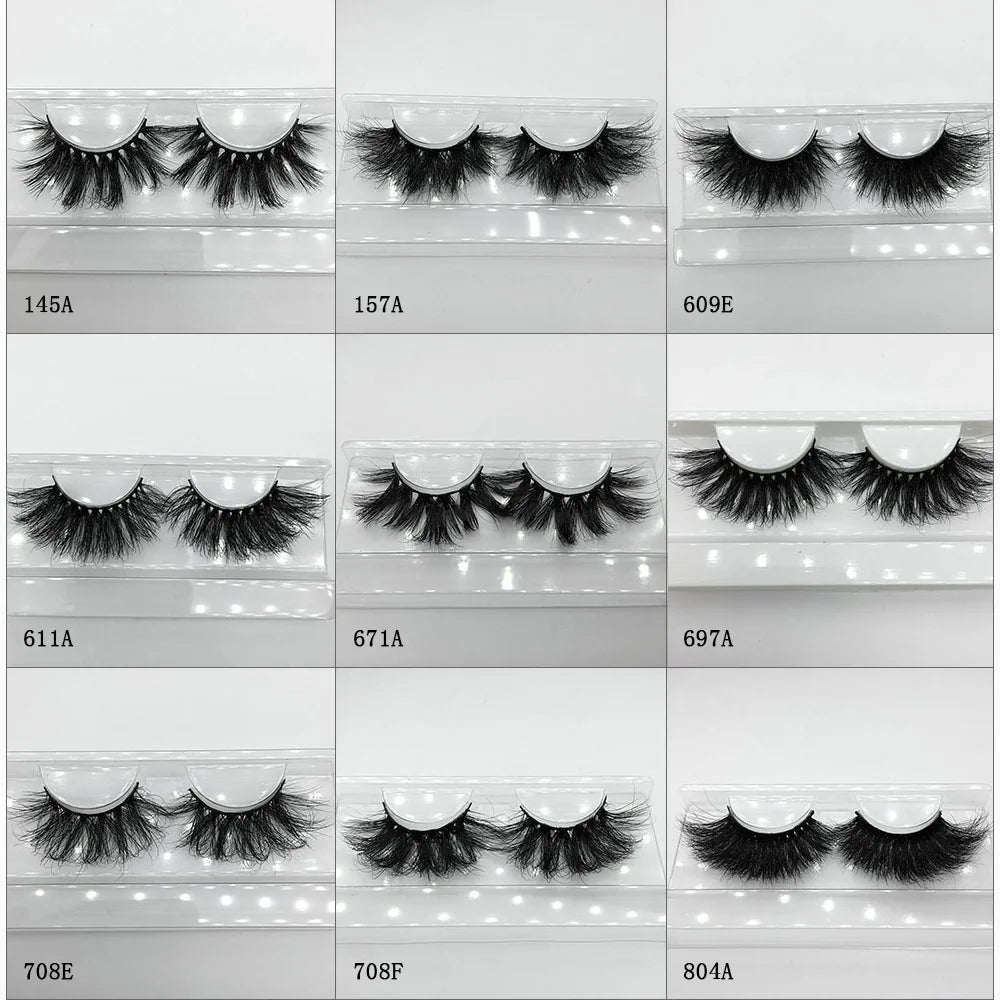 SADE'S SUPERIOR LUXURY LONG LASHES: 25MM